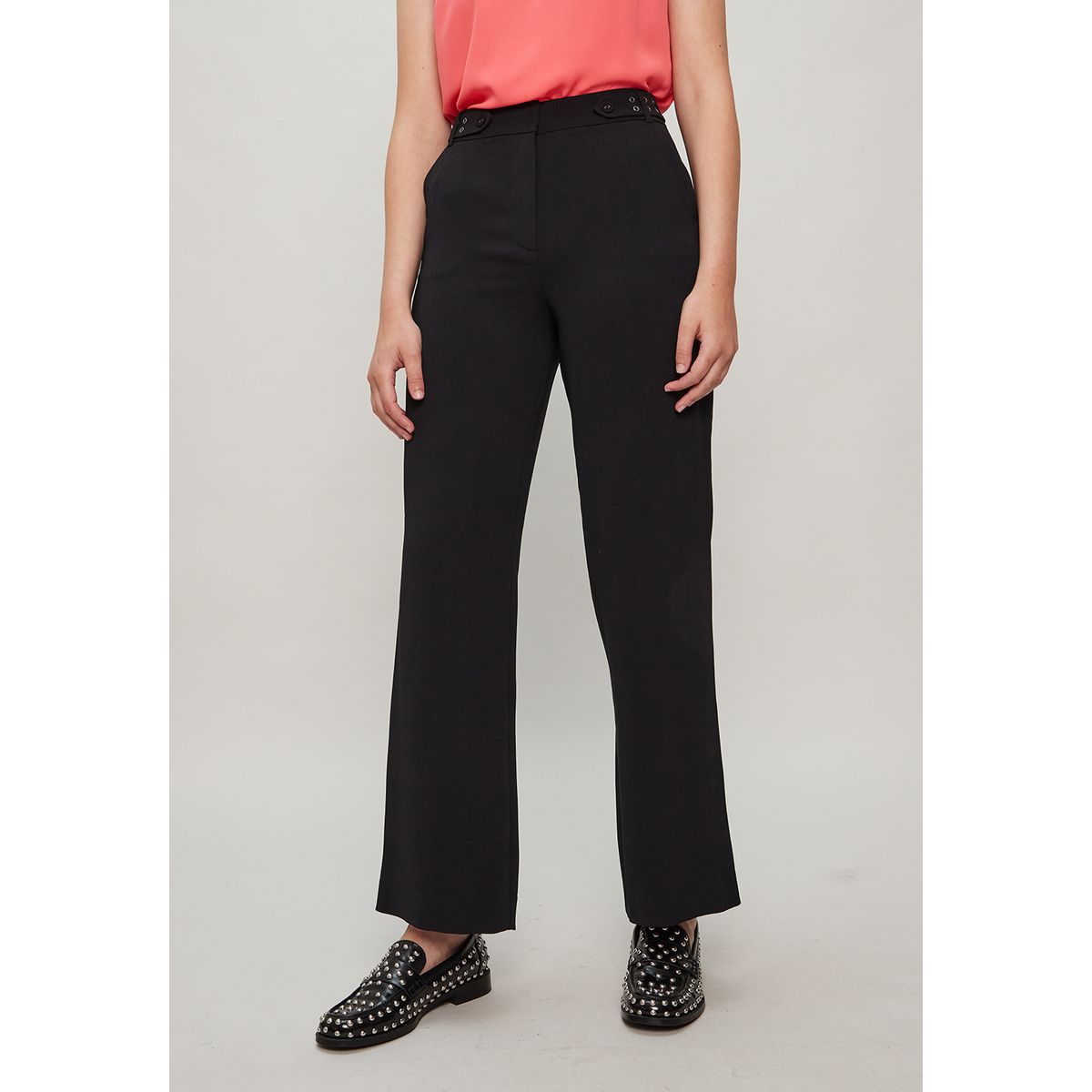 ASH - Pantalon Negro Mujer Ash