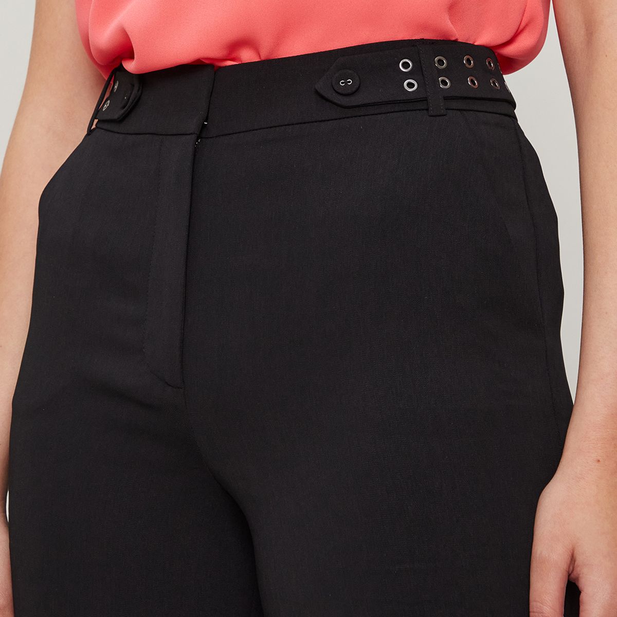 ASH - Pantalon Negro Mujer Ash