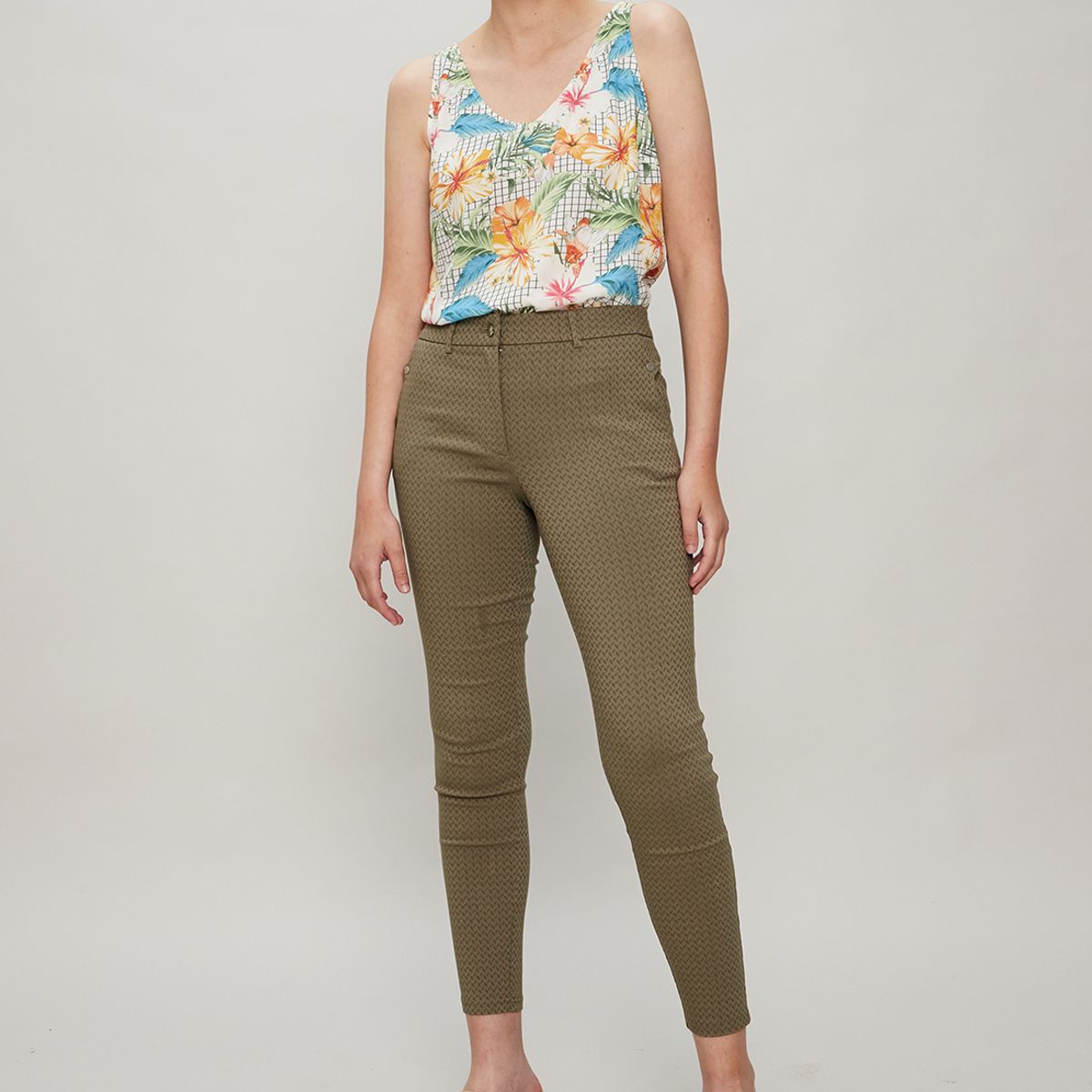 ASH - Pantalon Taupe Mujer Ash