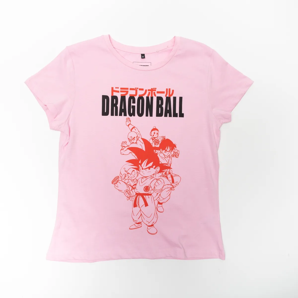 DRAGON BALL - Polera Mujer YOU Dragon Ball Goku Rosado
