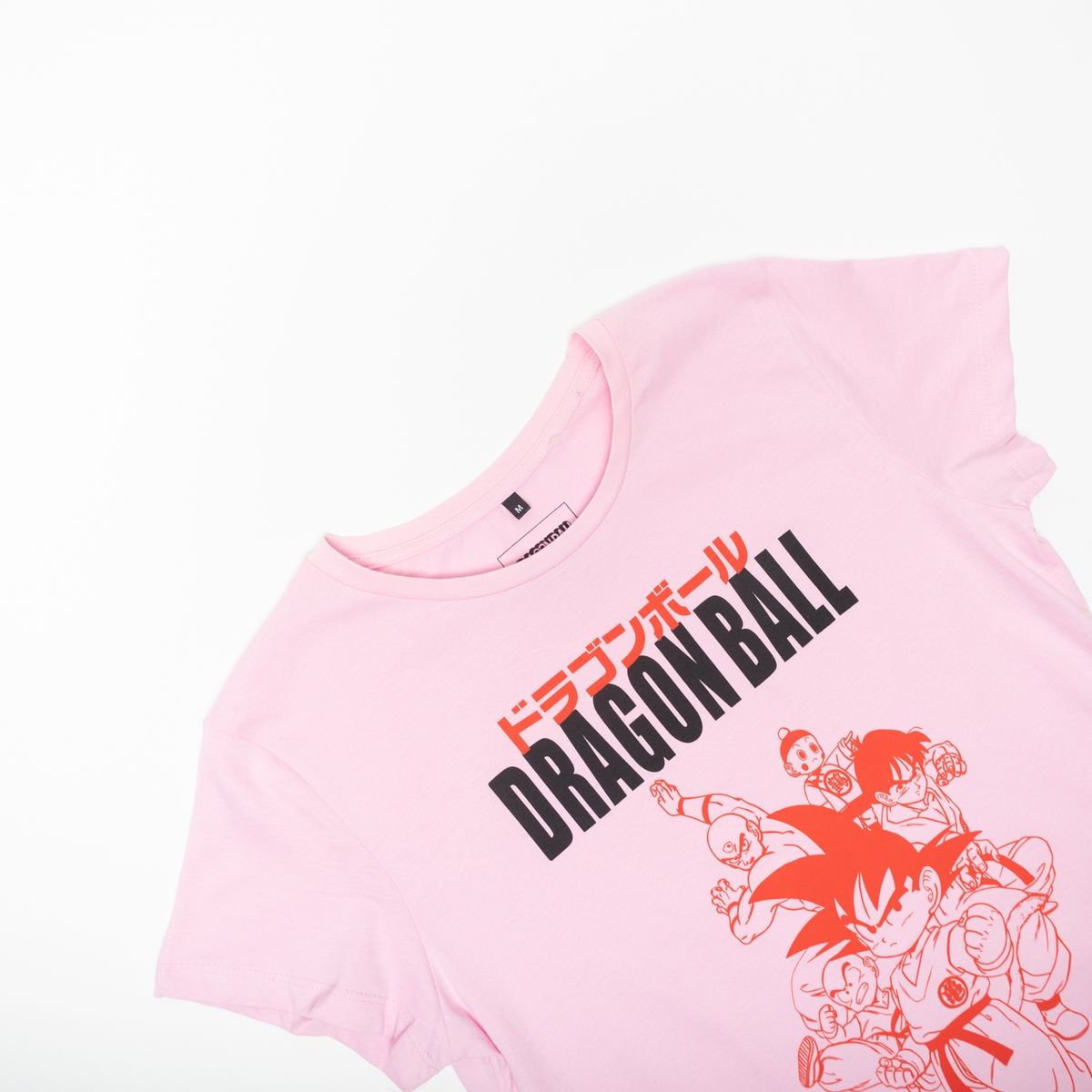 DRAGON BALL - Polera Mujer YOU Dragon Ball Goku Rosado