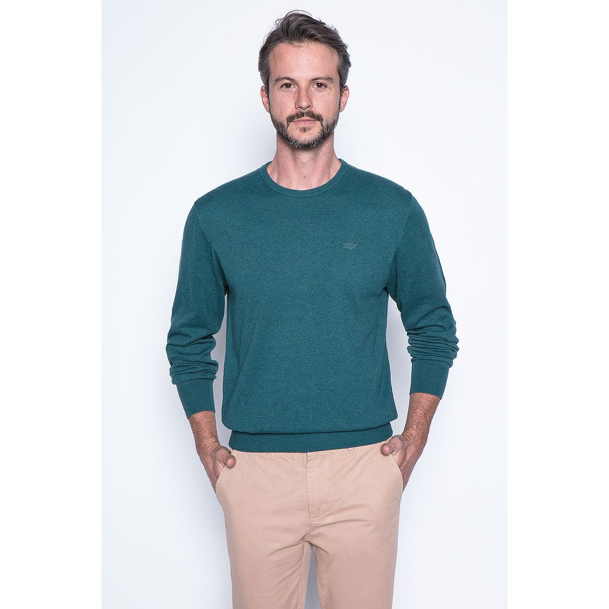 NEW MAN - Sweater Malmo Azul New Man