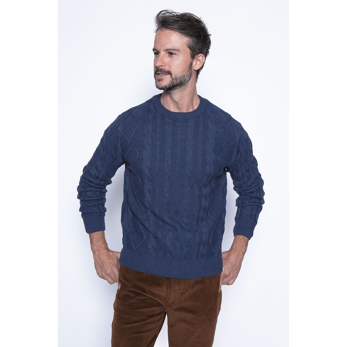 NEW MAN - Sweater Bolonia Azul New Man