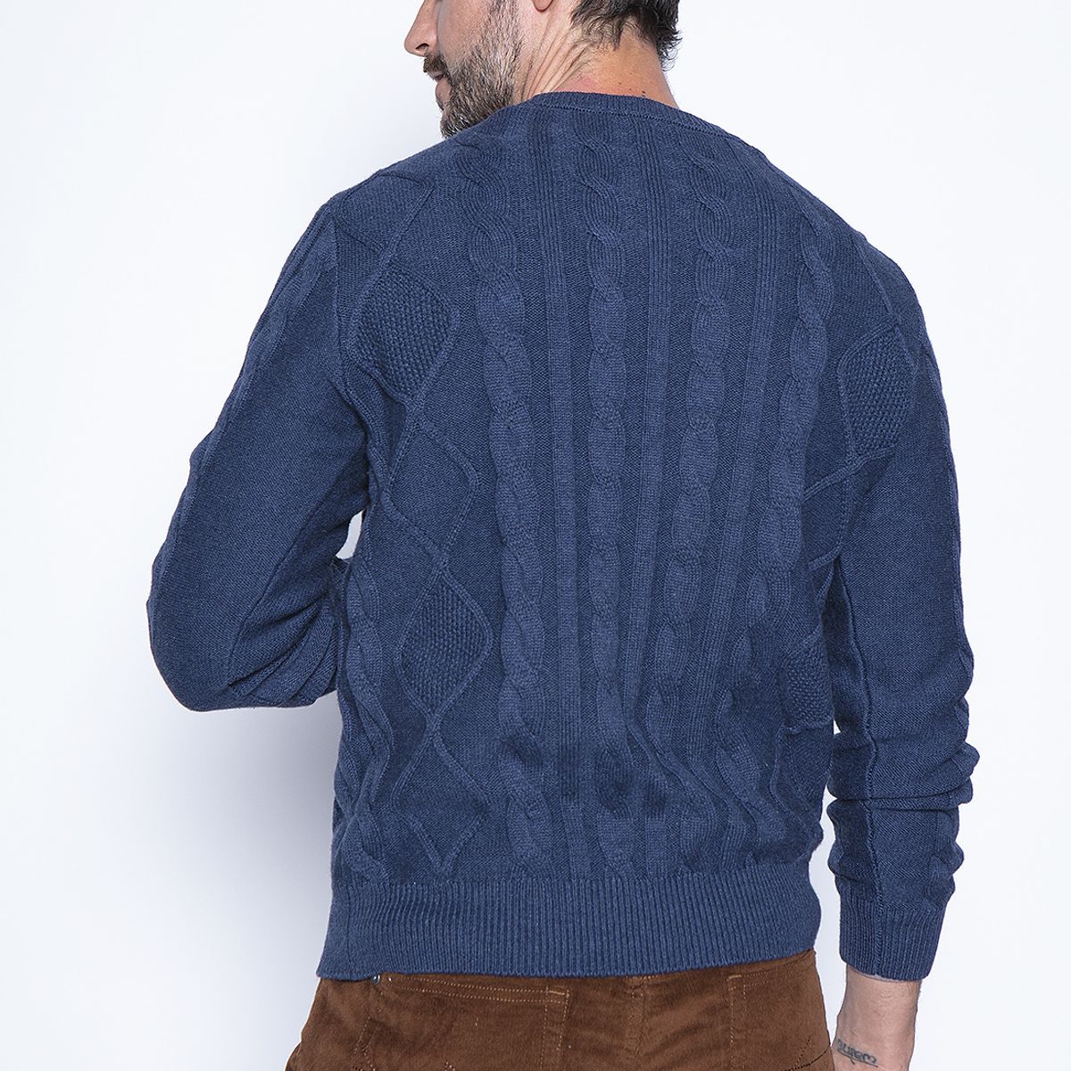 NEW MAN - Sweater Bolonia Azul New Man