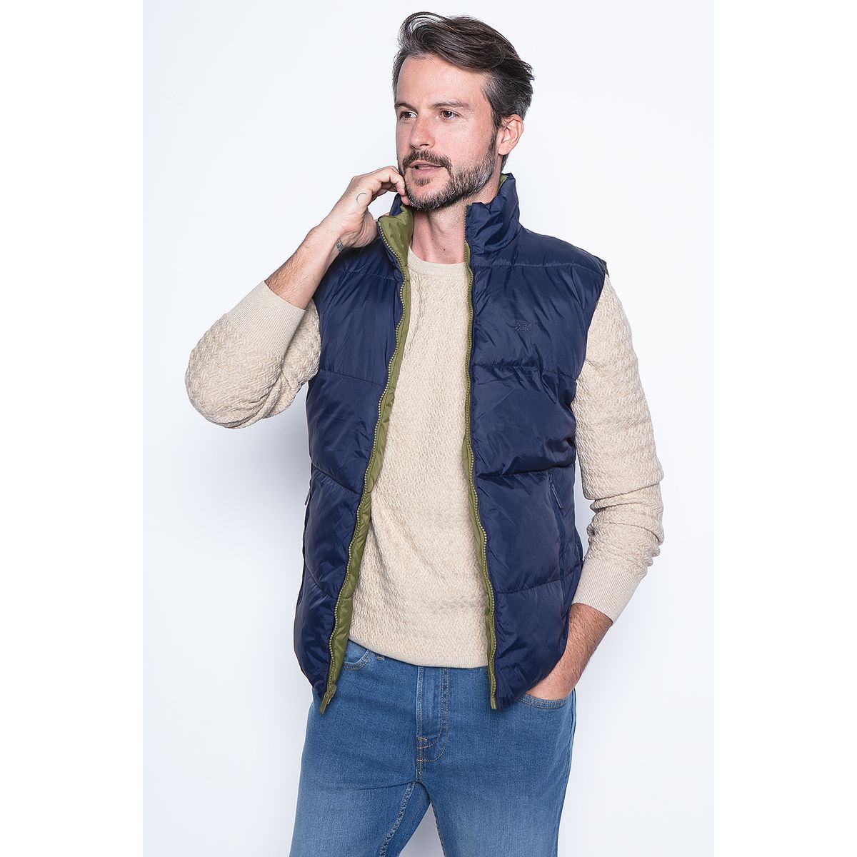 NEW MAN - Vest Ostrava Azul New Man