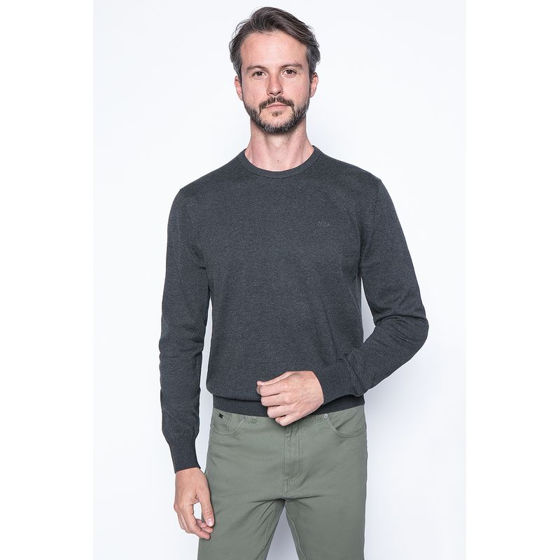 NEW MAN - Sweater Malmo Gris New Man