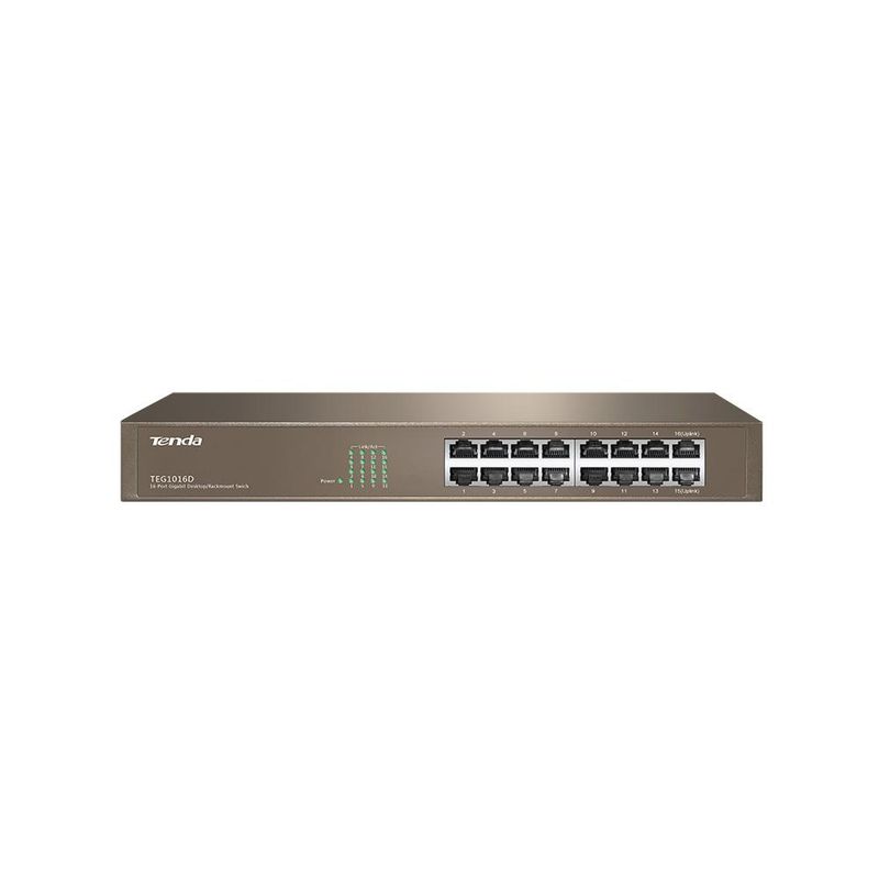 TENDA - SWITCH TENDA TEG1016D 16 PUERTOS GIGA TENDA