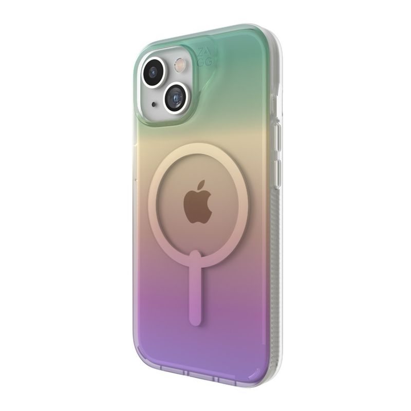 ZAGG - Carcasa ZAGG Milan Snap para iPhone 15 MagSafe Iridiscente