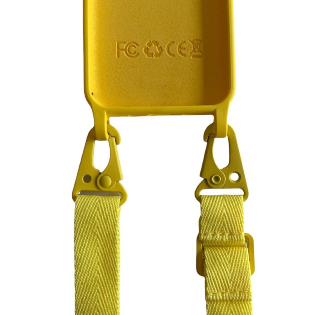 GENERICO - Carcasa Para iPhone 15 Pro Colgante Ajustable Amarillo