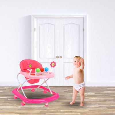 Imagen 2 del producto Andador Plegable Flores Con Musica Portable Unisex Rosa