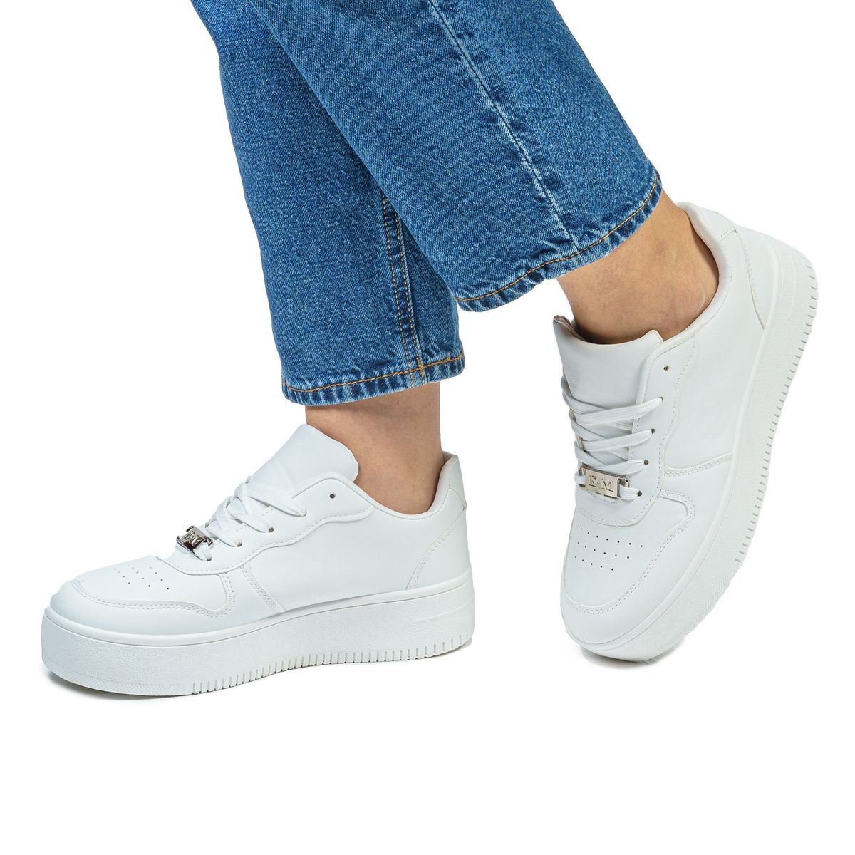 BOTELI - Zapatilla Mujer Blanco New Vitia Chinitown