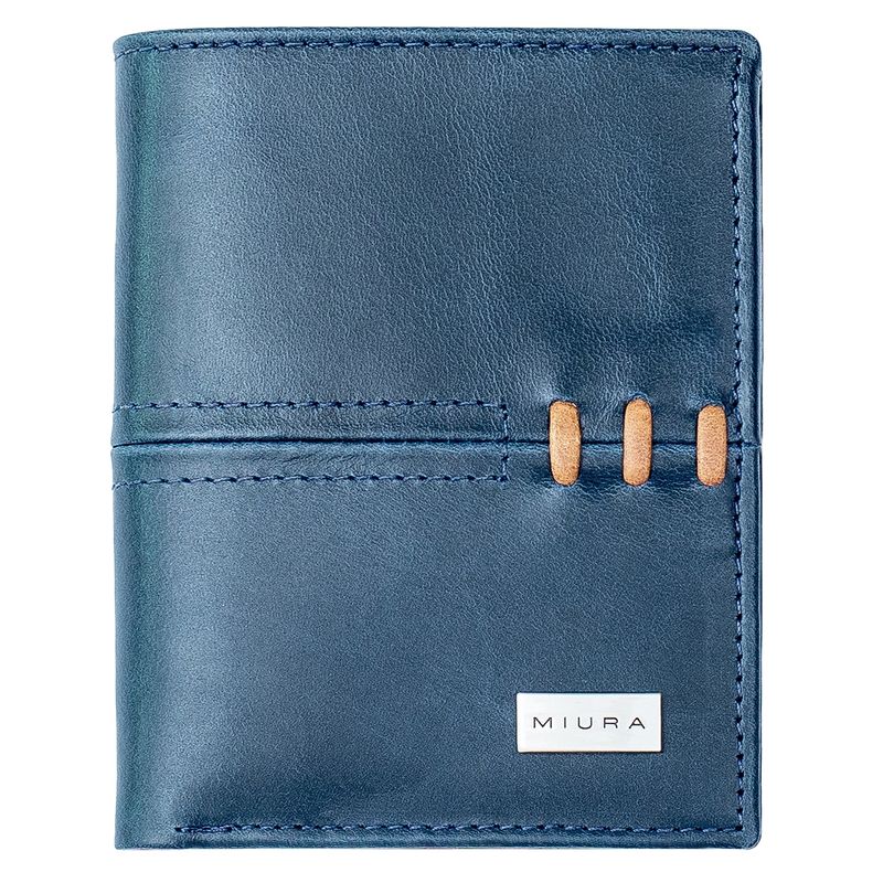 MIURA - Billetera Luigi Miura Cuero Natural Con Protección RFID