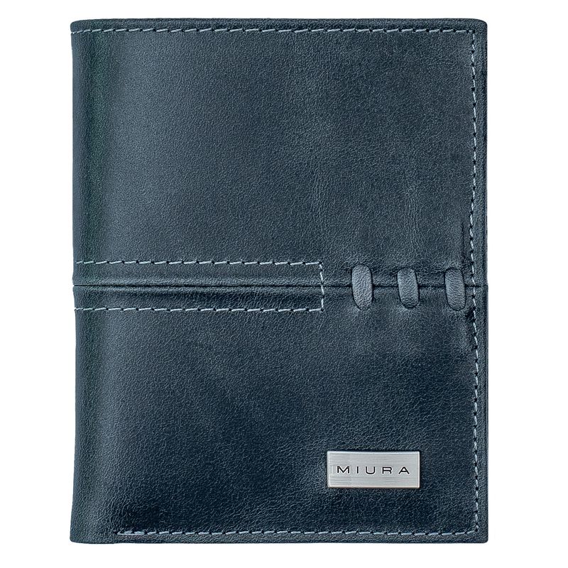 MIURA - Billetera Luigi Miura Cuero Natural Con Protección RFID