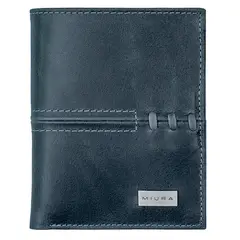 MIURA - Billetera Luigi Cuero Natural Con Protección RFID