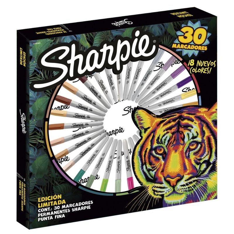 SHARPIE - Ruleta Sharpie Colores Tierra 30 Marcadores Edicion Limitada