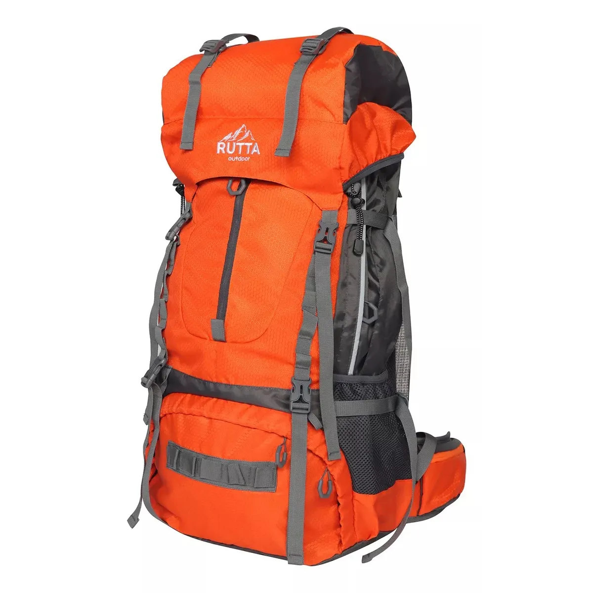 GENERICO - Mochila Camping 75l Color 1618650 - Naranjo