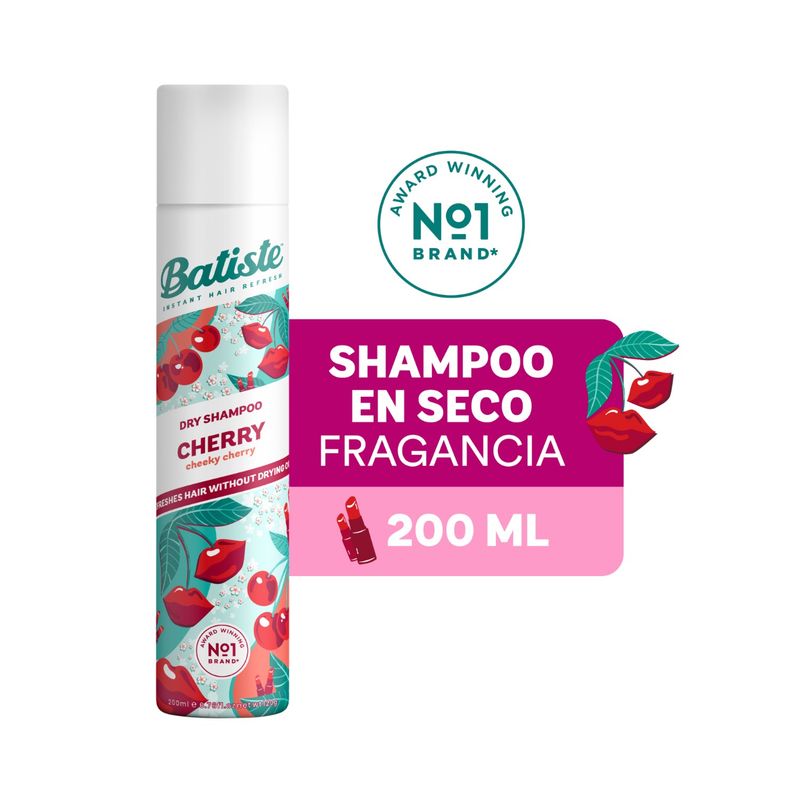 BATISTE - Shampoo en Seco Batiste Cherry 200ml