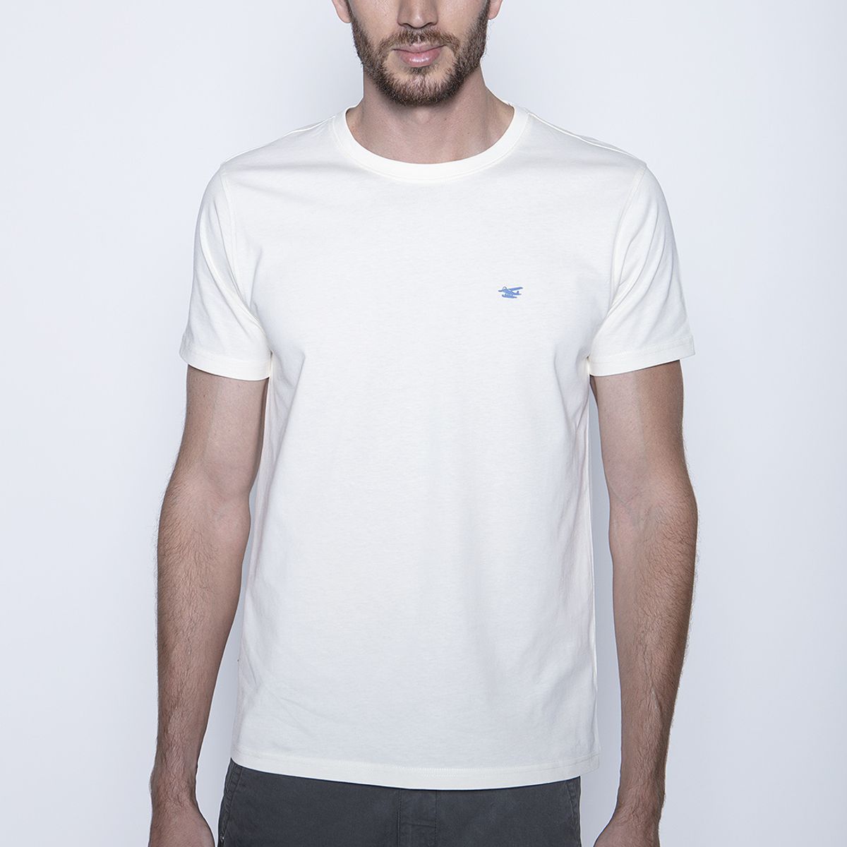 FEROUCH - Polera Basica Mc Blanco Ferouch