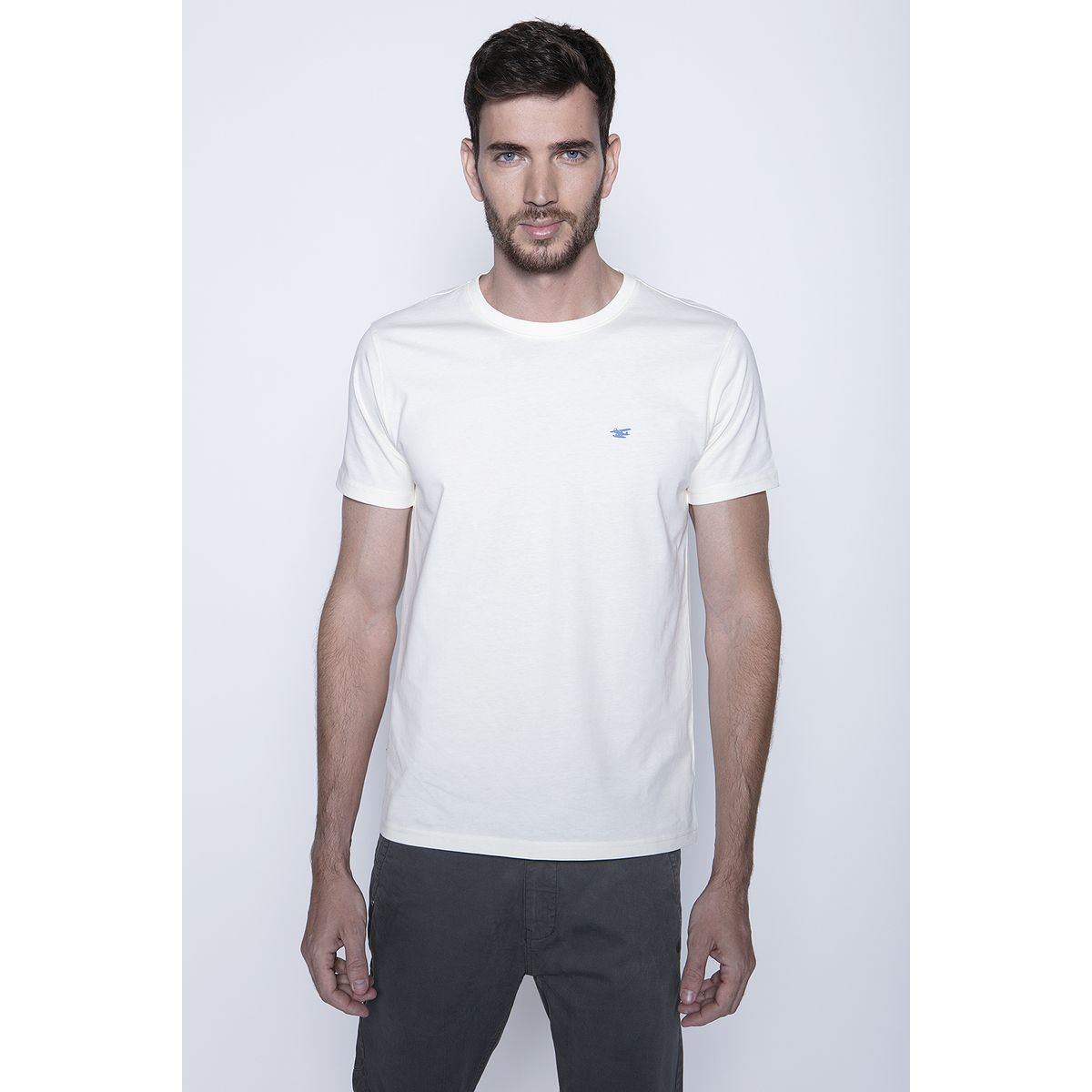 FEROUCH - Polera Basica Mc Blanco Ferouch