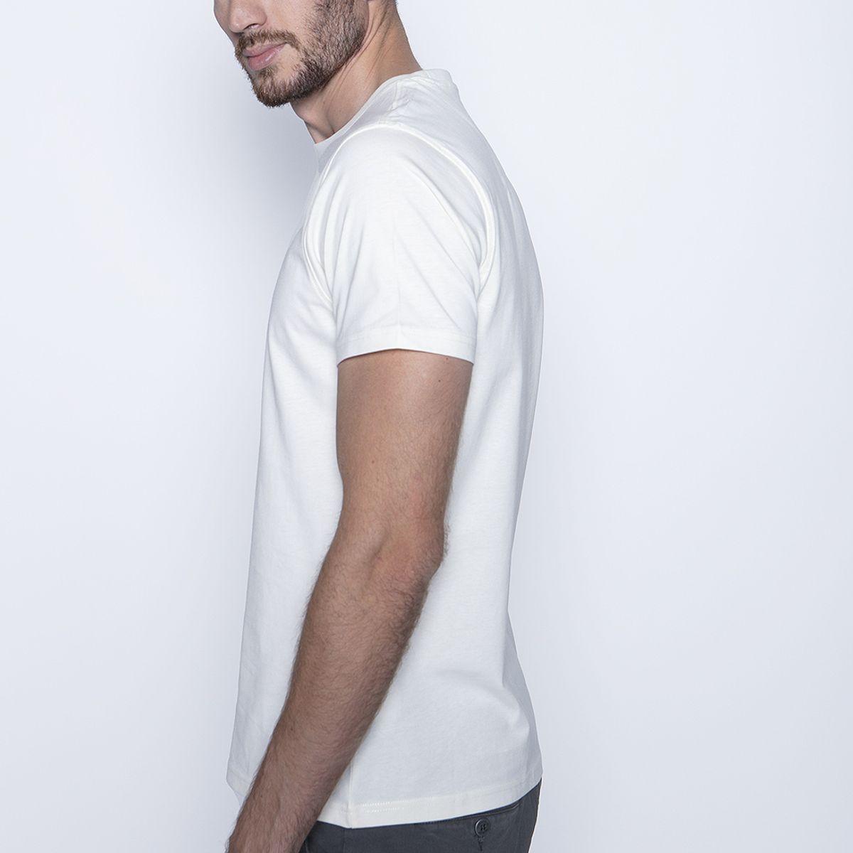 FEROUCH - Polera Basica Mc Blanco Ferouch