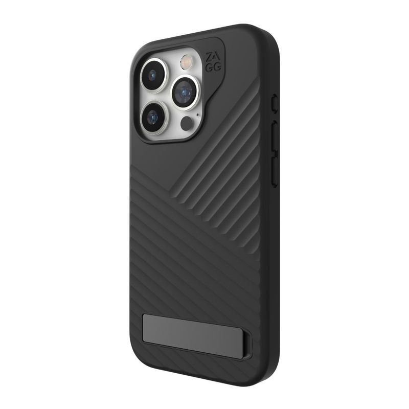 ZAGG - Carcasa ZAGG Denali Snap con Kickstand iPhone 15 Pro Negro
