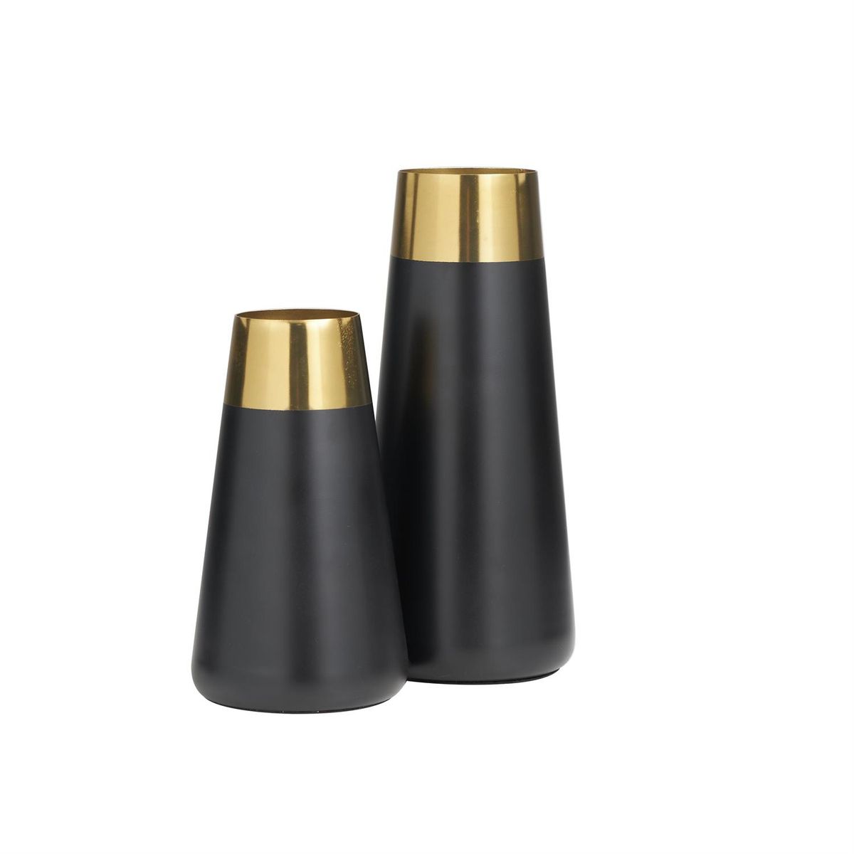 GENERICO - SET 2 JARRÓN DE ACERO