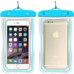 GENERICO - Funda Celular Impermeable Sumergible Carcasa Protectora AZUL