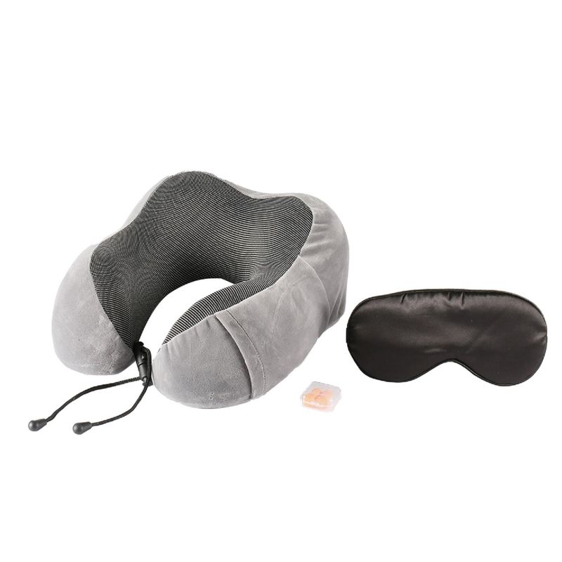 AROUND - KIT ALMOHADA DE VIAJE GRIS
