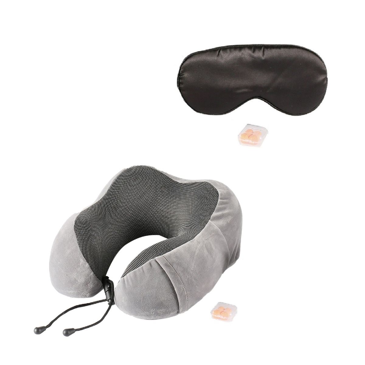 AROUND - KIT ALMOHADA DE VIAJE GRIS