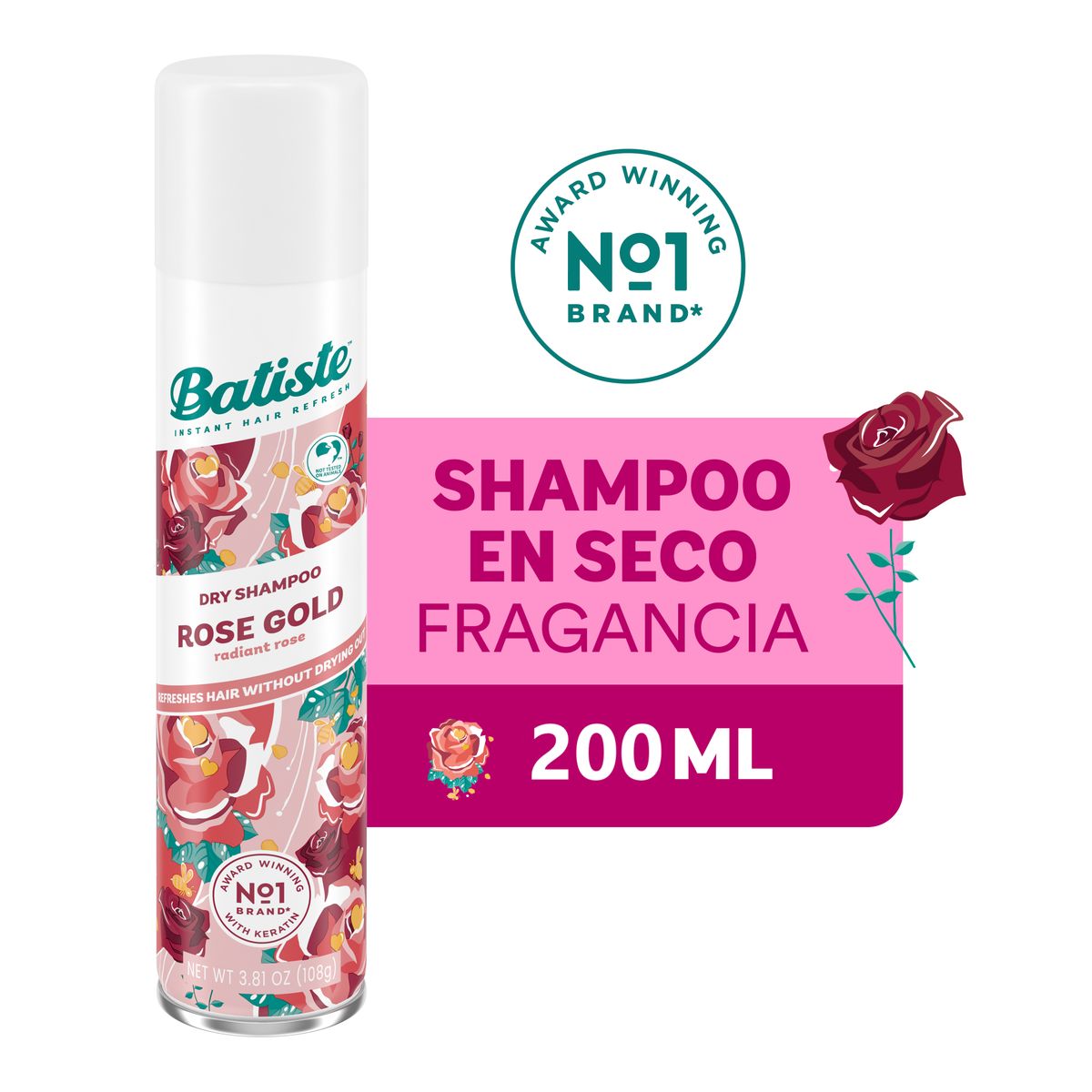 BATISTE - Shampoo en Seco Batiste Rose Gold 200ml