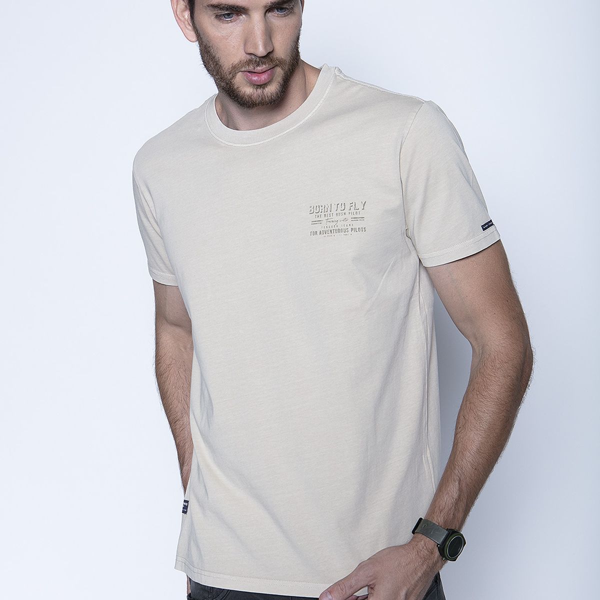 FEROUCH - Polera Brooklyng Beige Ferouch