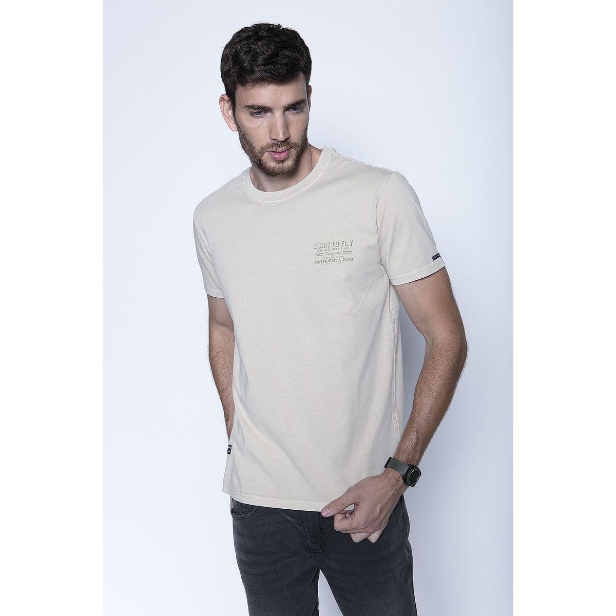 FEROUCH - Polera Brooklyng Beige Ferouch