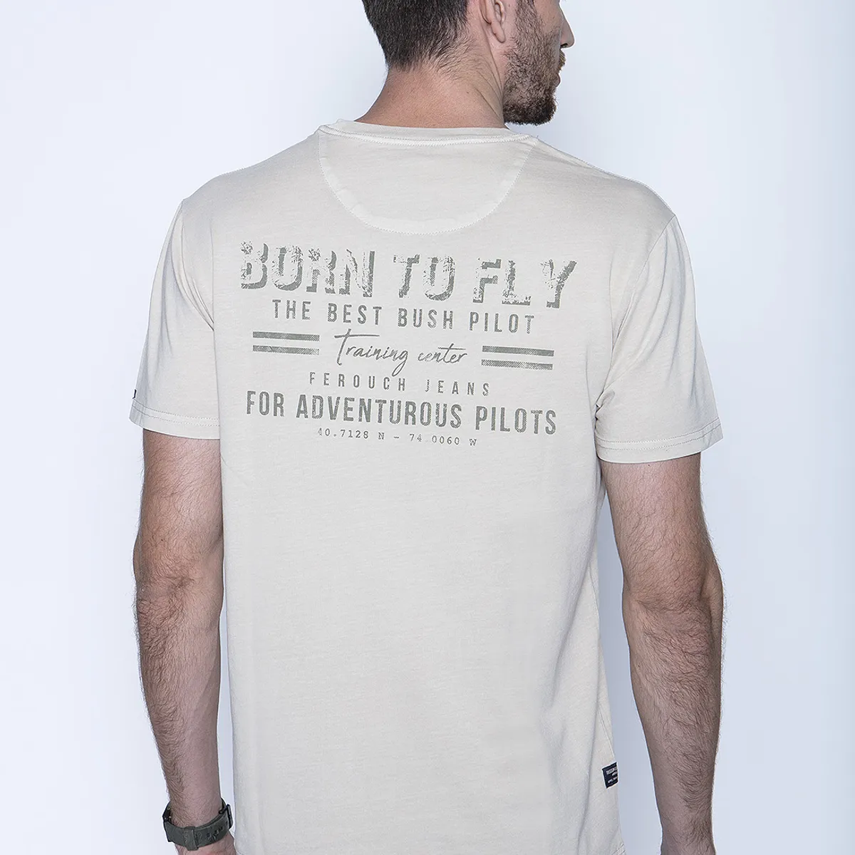 FEROUCH - Polera Brooklyng Beige Ferouch