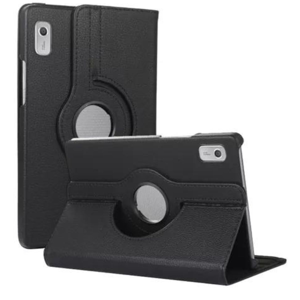 GENERICO - Carcasa Funda Giratoria Para Tablet Lenovo M9 Tb310 Negro