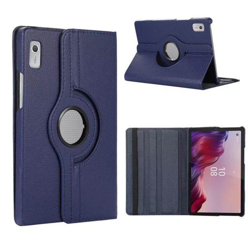 GENERICO - Carcasa Funda Giratoria Para Tablet Lenovo M9 Tb310 Azul