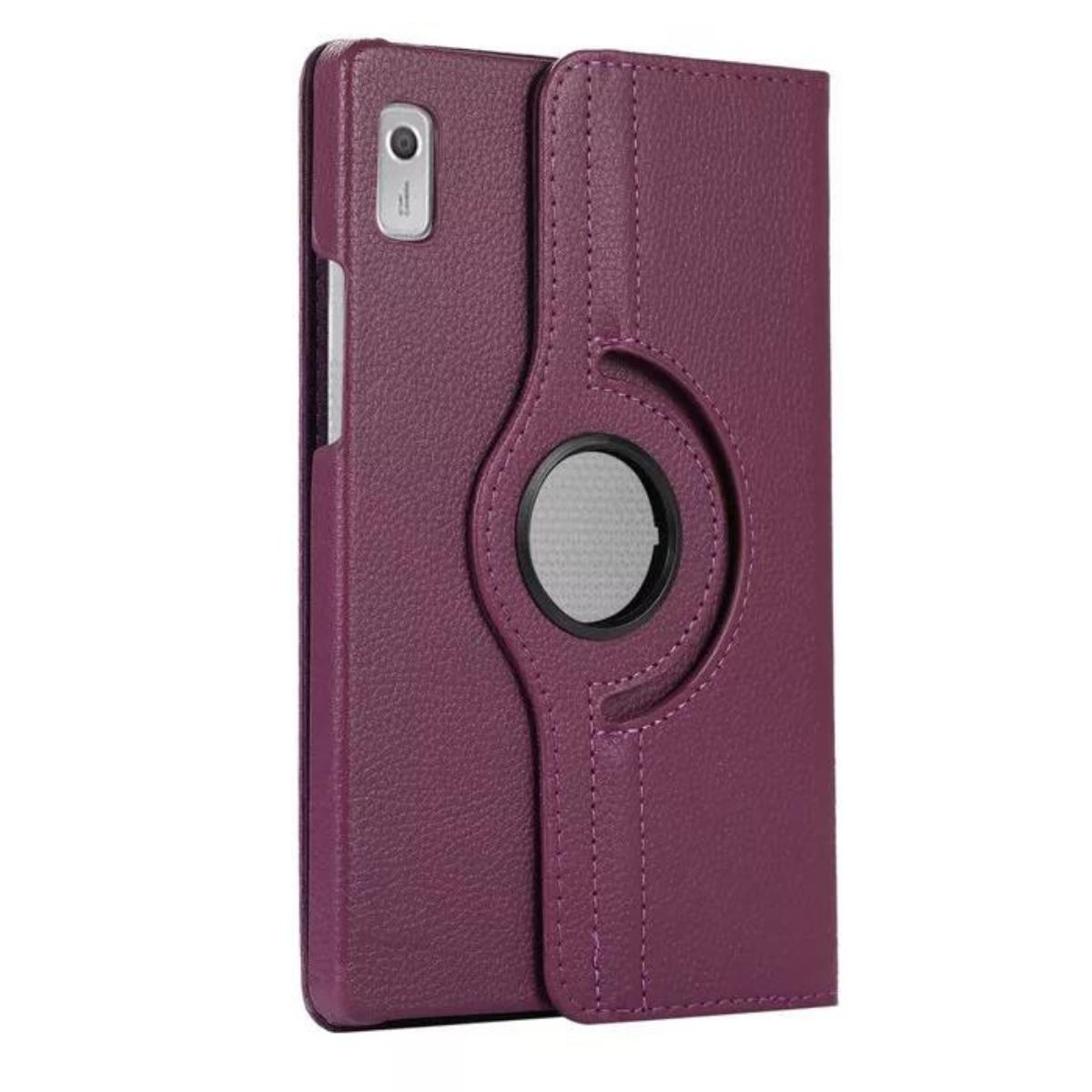 GENERICO - Carcasa Funda Giratoria Para Tablet Lenovo M9 Tb310 Morado