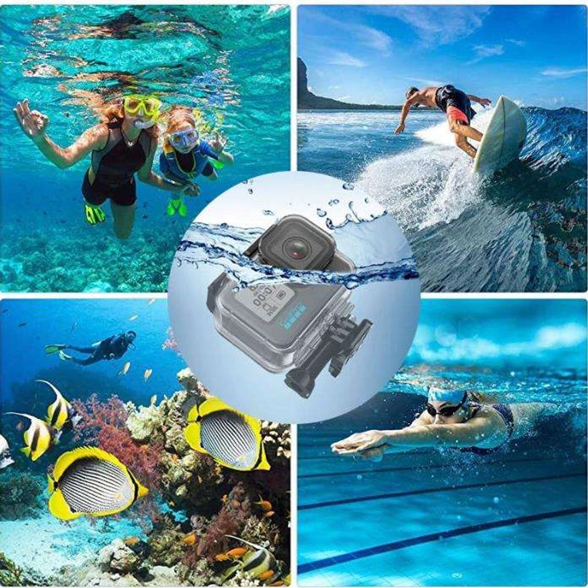 GENERICO - Carcasa Impermeable para GoPro Hero 9 / 10 / 11 / 12 / 13 - Shoot