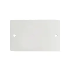 GENERICO - Pack 10 Tapa Ciega Rectangular PVC 116X74MM