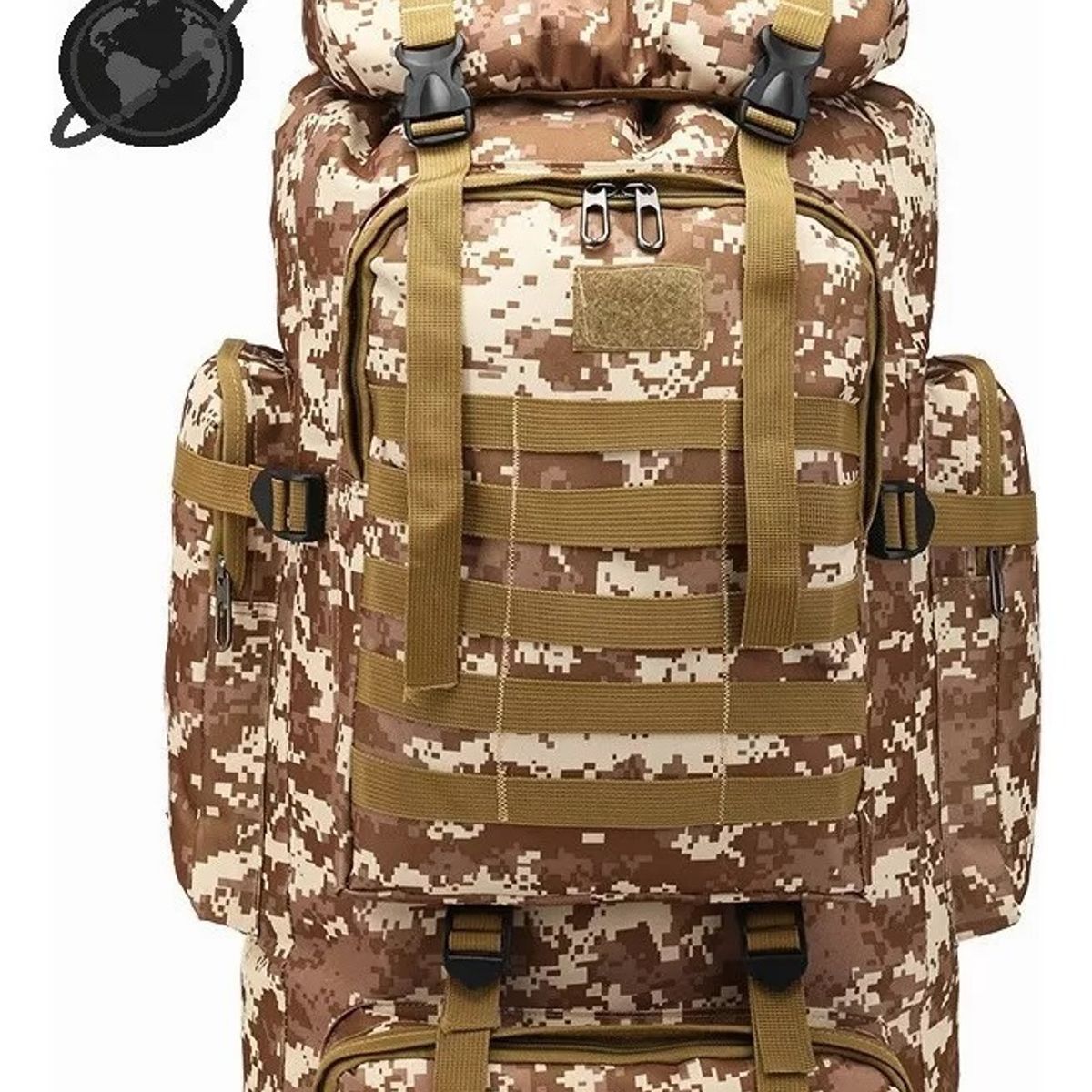 GENERICO - Mochila Tactica Militar Senderismo 80 Litros