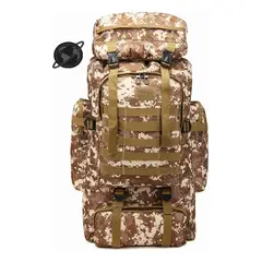 GENERICO - Mochila Tactica Militar Senderismo 80 Litros