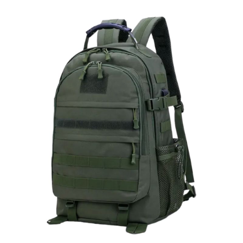 GENERICO - Mochila Bolso De 40Lts Con USB Impermeable Para Camping