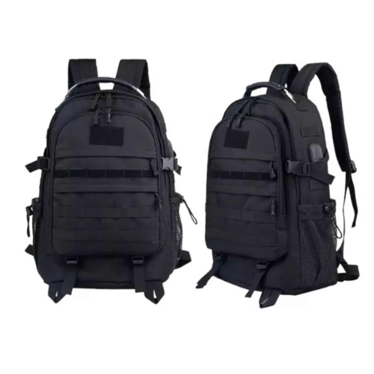 GENERICO - Mochila Bolso De 40Lts Con USB Impermeable Para Camping