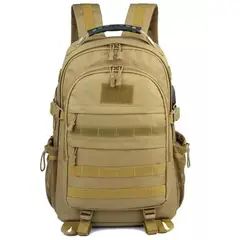 GENERICO - Mochila Bolso De 40Lts Con USB Impermeable Para Camping