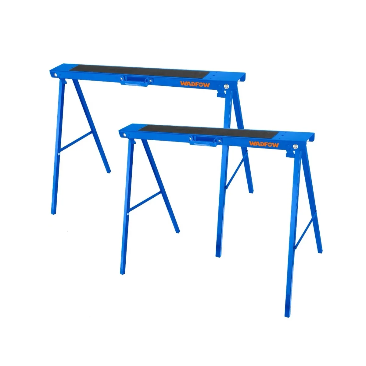 WADFOW - Set 2 Caballetes Plegables Wadfow 100 Kg 99x48x78 Cm Wdz1510