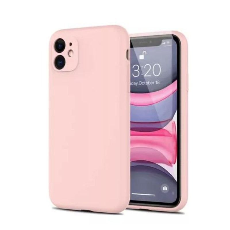 GENERICO - Carcasa compatible con iphone 12 Rosada