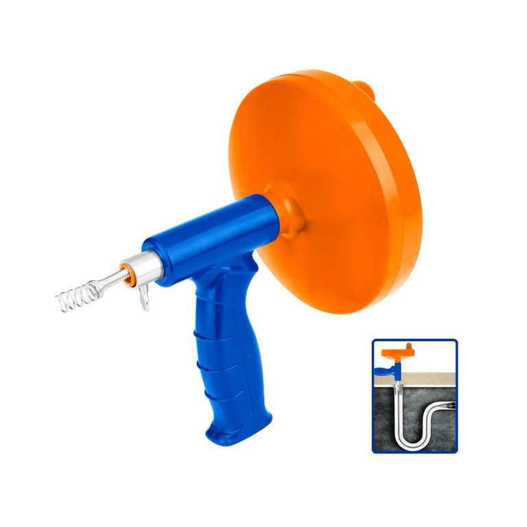 Destapador Para Drenaje Tipo Pistola 6mm 45m Wdd3345