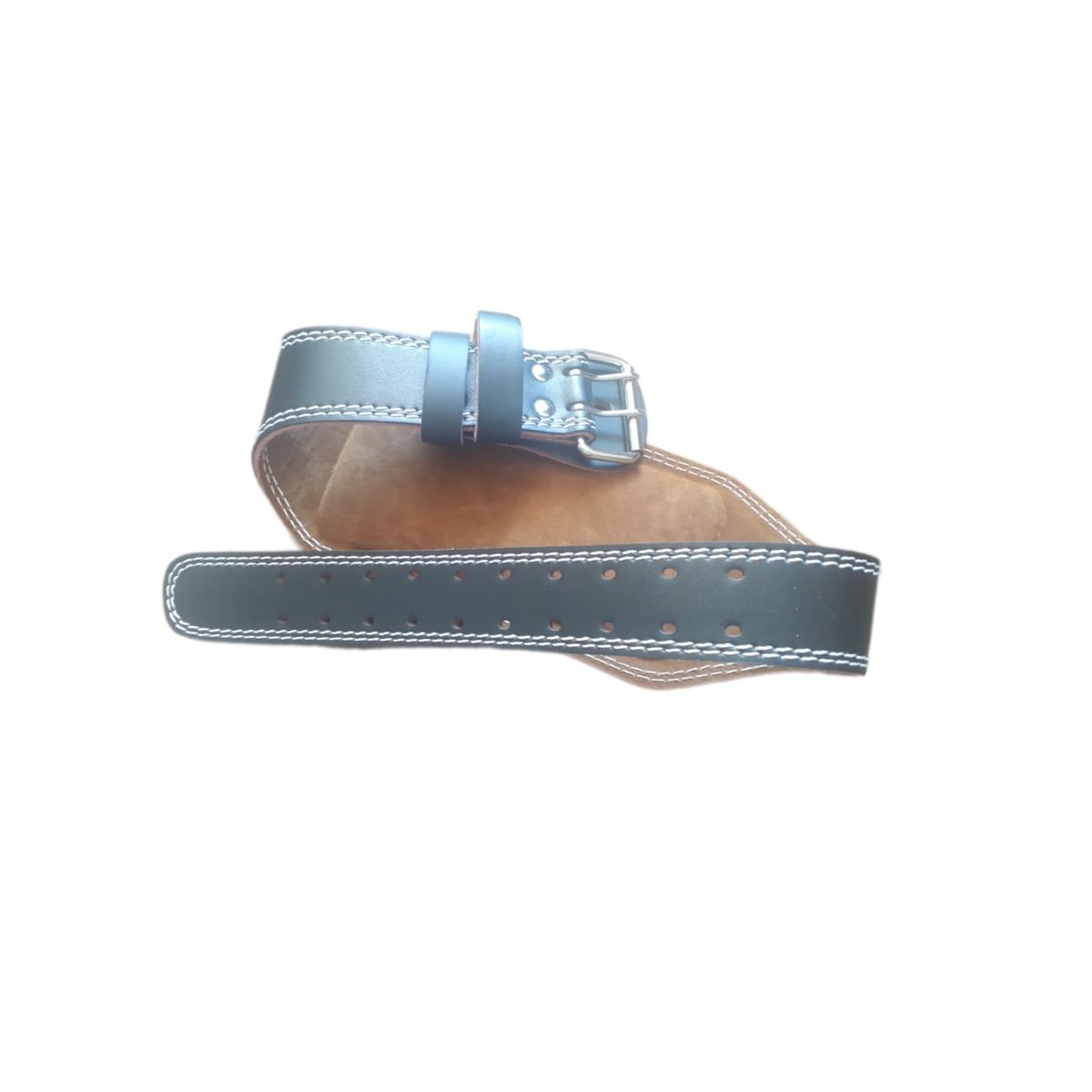 GENERICO - Cinturón Lumbar Levantamiento De Pesas Cuero Pu Acolchado