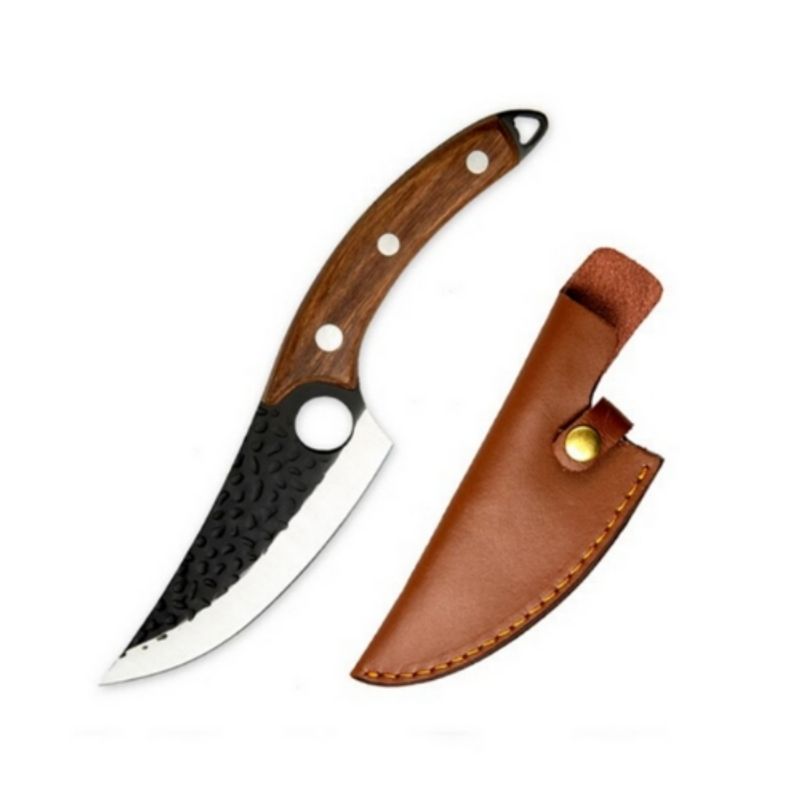 GENERICO - Cuchillo Carnicero Para Camping Asados Forjado A Mano