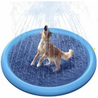 Piscina Inflable Tipo Fuente Para Niños Y Mascotas 150cm