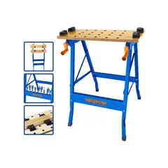 WADFOW - Banco De Trabajo Plegable 100 Kg 60x63x75 Cm Wwe1525